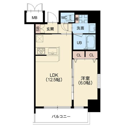 ラクラス本町東の物件間取画像